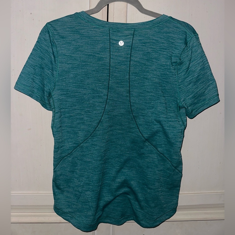 Lululemon Short Sleeve Shirt - Heathered Green